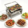 Flip Rotatable BBQ Grill｜Portable Foldable Stainless Steel